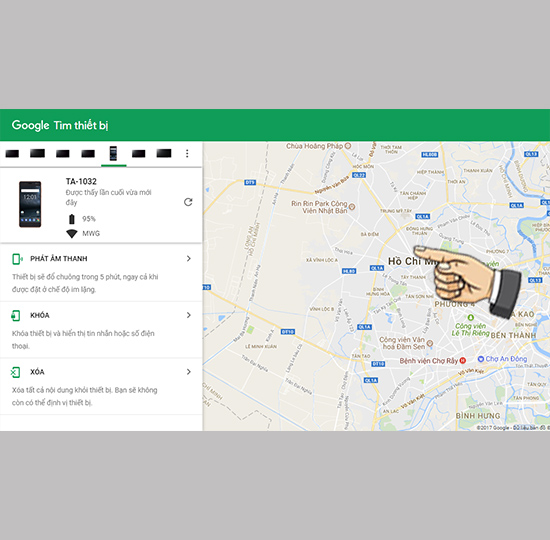Tìm kiếm thiết bị